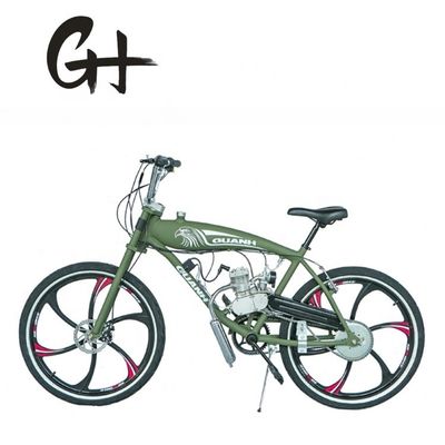26&quot; Mag Wheel Racing Motorcycle con motor de 80cc de 2 tiempos 35KM/H Velocidad máxima 3L Tanque interno