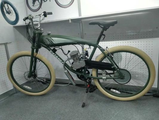 26&quot; Mag Wheel Racing Motorcycle con motor de 80cc de 2 tiempos 35KM/H Velocidad máxima 3L Tanque interno