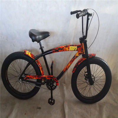 Material de llanta de aleación de aluminio 26 pulgadas bicicleta de crucero de playa para hombres adultos en el mercado popular de EE.UU.
