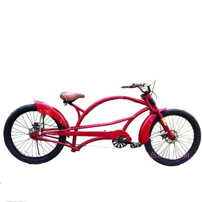 Rim de aluminio de 24&quot;x3.0 CE de América largo Hi-Ten Cuadro de acero Chopper Beach Cruiser Bicicleta