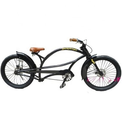Rim de aluminio de 24&quot;x3.0 CE de América largo Hi-Ten Cuadro de acero Chopper Beach Cruiser Bicicleta