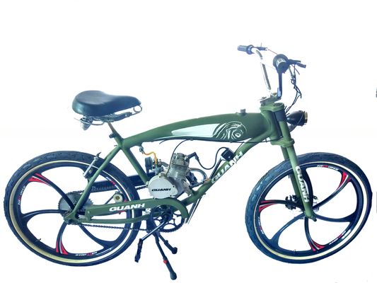 Bicicleta de gas de 80CC Bicicleta motorizada Chopper Ford 40-60km/h Máx. Velocidad de 2 tiempos o 4 tiempos