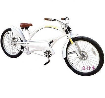 Rim de aluminio de 24&quot;x3.0 CE de América largo Hi-Ten Cuadro de acero Chopper Beach Cruiser Bicicleta