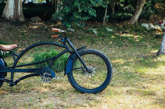 Rim de aluminio de 24&quot;x3.0 CE de América largo Hi-Ten Cuadro de acero Chopper Beach Cruiser Bicicleta
