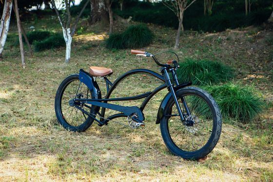 Rim de aluminio de 24&quot;x3.0 CE de América largo Hi-Ten Cuadro de acero Chopper Beach Cruiser Bicicleta