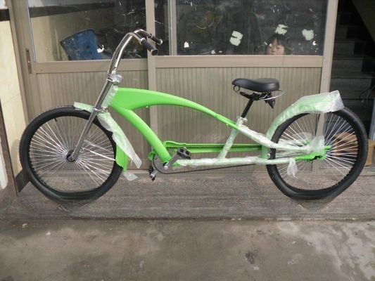 Bicicleta Long Beach Cruiser de 26-26 pulgadas con marco de acero duradero y borde de aleación de aluminio