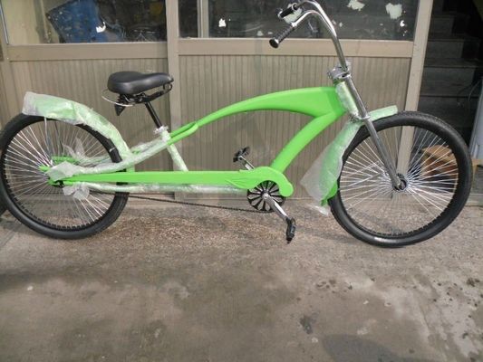 Bicicleta Long Beach Cruiser de 26-26 pulgadas con marco de acero duradero y borde de aleación de aluminio