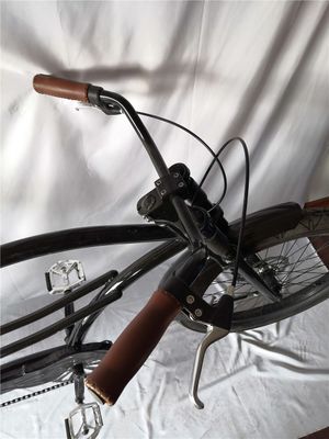 Fat Tire 26 &quot;Bicicleta de crucero de playa extendida con marco de acero y tecnología de freno de disco