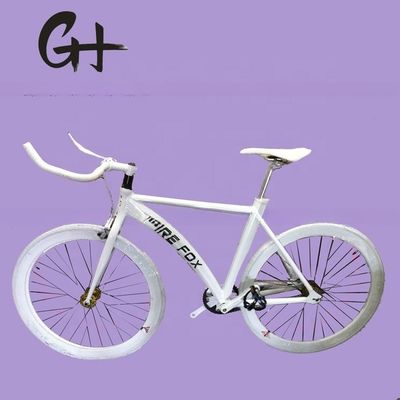 Logotipo ODM OEM Color 700C Single Speed Track Bike con marco y tenedor de aluminio ligero