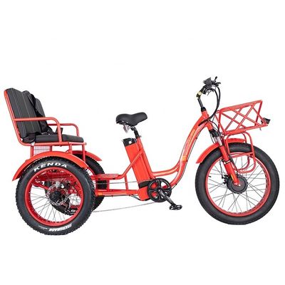 45KM/H Triciclo de asiento eléctrico de máxima velocidad con motor Bafang delantero de 750W y batería de 21AH