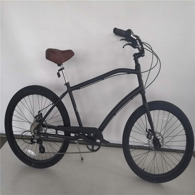 Adulto 3 velocidad 24 pulgadas 3,0 pulgadas de neumático de grasa bicicleta de crucero de playa con doble borde de aleación de pared