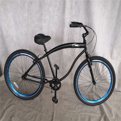 Adulto 3 velocidad 24 pulgadas 3,0 pulgadas de neumático de grasa bicicleta de crucero de playa con doble borde de aleación de pared