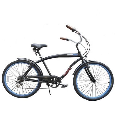 Doble V Freno 26 &quot; 2.125 Blanco Pneumático de pared Hi-Acier Marco Shimano 7 velocidad OEM Personalizado para hombres adultos CE CPSC EE.UU. Mercado Beach Cruiser Bicicleta