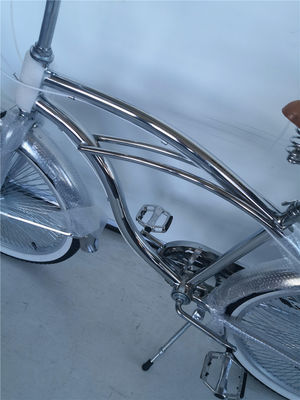 160 kg de capacidad de carga Shimano agarre 26 Lowrider completa de la bicicleta de cromo para su