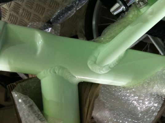 Color 700C Verde Monoplaza Fixie Gear Bike con Neon Nights Pintura Brillante en la Oscuridad