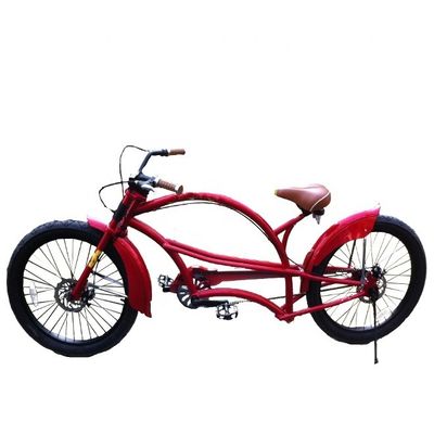 2.2m Long Frame Beach Cruiser Chopper Bicicleta con neumáticos grandes de 24&quot; 3.0 y capacidad de carga de 150KG