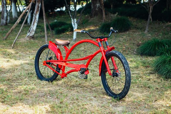 2.2m Long Frame Beach Cruiser Chopper Bicicleta con neumáticos grandes de 24&quot; 3.0 y capacidad de carga de 150KG