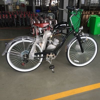 26 pulgadas Cruiser Bicicleta Motor de gasolina Motor de bicicleta Motor con 2 tiempos de desplazamiento de 50CC