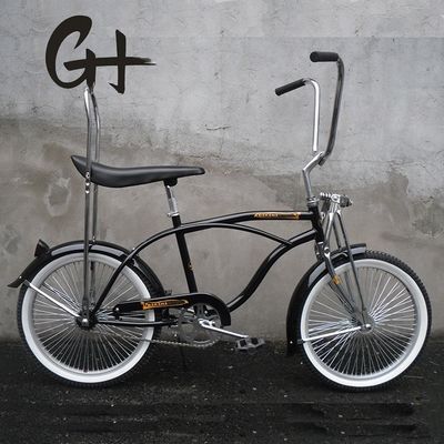 Cuadro de acero 20 pulgadas Beach Cruiser CE Monoplaza de velocidad de montaña rusa Freno de bajista Bicicleta 15KG