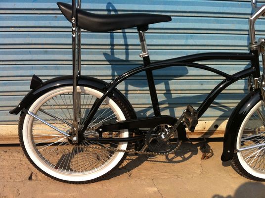 Cuadro de acero 20 pulgadas Beach Cruiser CE Monoplaza de velocidad de montaña rusa Freno de bajista Bicicleta 15KG