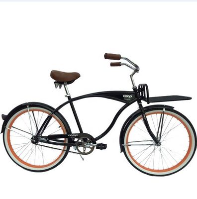 26&quot; Tamaño de rueda para adultos Bicicleta de crucero de playa en color verde con pedal trasero de freno
