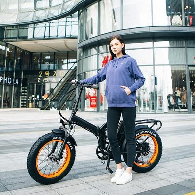 20&quot; 48V 1000W OEM EN15194 50KM/H 13AH Batería de litio Plegable Cuadro de suspensión completa Bicicleta eléctrica