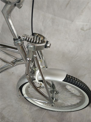 CP 20 pulgadas Springer tenedor Bicicleta Lowrider Chopper Bicicleta Adulto Crucero de playa Lowrider Bicicleta 12kg