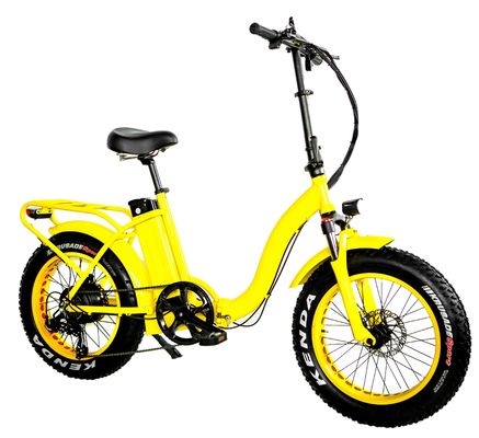 7 velocidad 20&quot; 4.0 EN15194 CPSC Neumático de nieve Gran potencia Neumático de grasa 48V 1000W 32MPH 13AH Batería de litio Mujeres Unisex Bicicleta plegable eléctrica