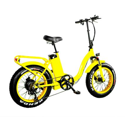 7 velocidad 20&quot; 4.0 EN15194 CPSC Neumático de nieve Gran potencia Neumático de grasa 48V 1000W 32MPH 13AH Batería de litio Mujeres Unisex Bicicleta plegable eléctrica
