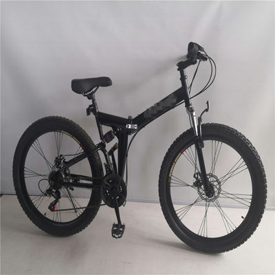 1.8m Cuadro plegable de suspensión completa bicicleta de montaña para adultos con un peso bruto de 17 kg