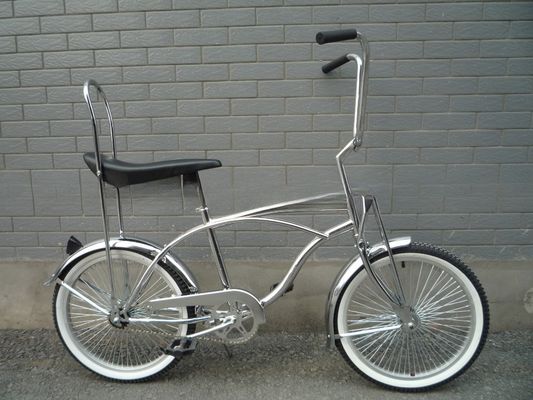 Tenedor de acero de 20 pulgadas Adulto Negro Color Niños Deportes Niños Crucero de playa Lowrider Bike