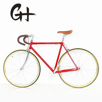 Cadro de acero Cr-Mo Fixie Bicicleta con marco clásico y diseño ligero de 11 kg