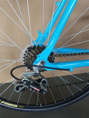 Color Negro 21 Velocidad Doble V Freno Fitness Carrera Bicicleta de carretera personalizar logotipo para hombres