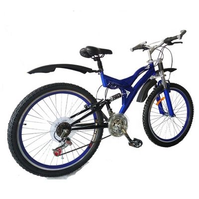 Marco de acero 26&quot; 21S bicicleta de montaña con suspensión completa para personalización OEM certificada CE