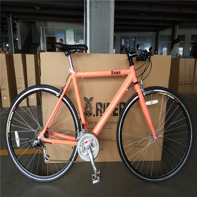 Personaliza la bicicleta de carretera para hombres con tipo de marco duro y material de marco de aluminio