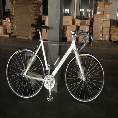 Cadro de aluminio Cuadro duro Fitness Bicicleta de carreras para hombres Bicicleta de carretera 700c OEM Personalizar