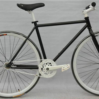 Bicicleta de tenedor de acero GHBIKE 700c Fixie Bicicleta de engranaje fijo con cadena KMC y diseño hermoso