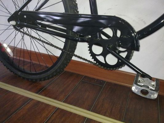26&quot; de estilo masculino para adultos bicicleta de playa crucero con freno de montaña rusa de una sola velocidad y marco duro