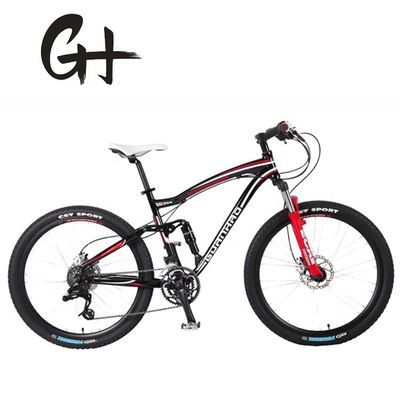 7005 Cuadro de aluminio 24S Shimano Altus 3x8 Velocidades bicicleta de montaña con suspensión completa 17KG
