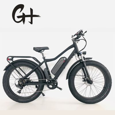 Freno de disco 750W 48V Batería de litio Adultos E Bike Fat Pneus Bicicleta eléctrica de 26 pulgadas con velocidad máxima de 30-50Km/h
