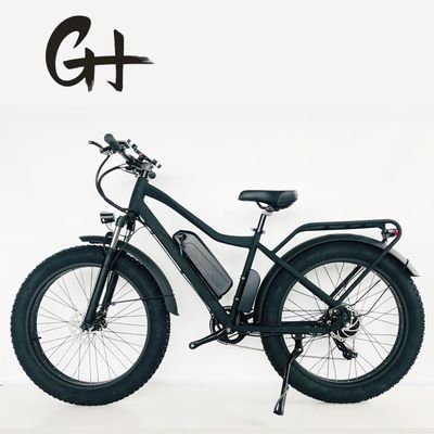 26 pulgadas PAS 750W 1000W 48V batería de litio neumático graso bicicleta eléctrica de montaña para hombres adultos