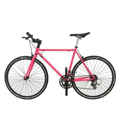 Aluminio sin hilos 700C Hi-Ten Cuadro de acero Sunrace 14S Velocidades de la bicicleta de carretera para adultos