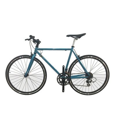 Aluminio sin hilos 700C Hi-Ten Cuadro de acero Sunrace 14S Velocidades de la bicicleta de carretera para adultos