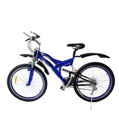26&quot; bicicleta de montaña con suspensión completa para cargas pesadas capacidad de carga 120kg 21 velocidades