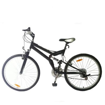 26&quot; bicicleta de montaña con suspensión completa para cargas pesadas capacidad de carga 120kg 21 velocidades