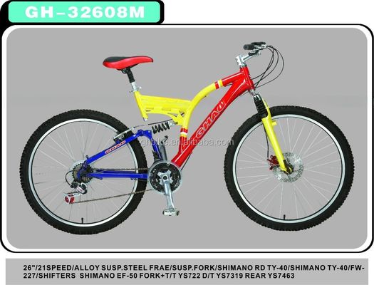 Bicicleta de montaña MTB de acero estilo 2015 con 21 o 24 velocidades de cualquier color OEM hecha en servicio OEM