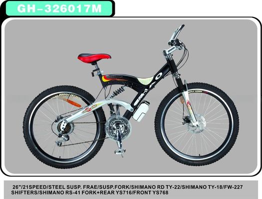 Bicicleta de montaña MTB de acero estilo 2015 con 21 o 24 velocidades de cualquier color OEM hecha en servicio OEM