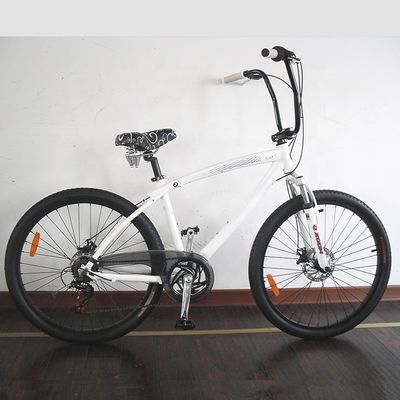 OEM Color Paint 26 pulgadas 3.0 neumático marco de aluminio crucero de playa bicicleta de 7 velocidades Shimano