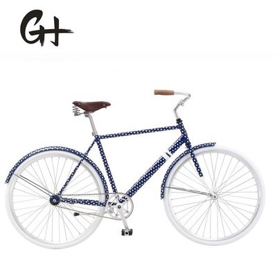 Pedal ordinario 700C bicicleta unisex con diseño simple y freno de montaña