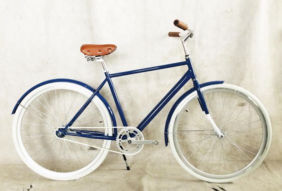 Pedal ordinario 700C bicicleta unisex con diseño simple y freno de montaña